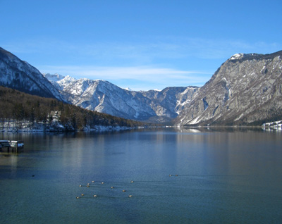 Lake Bohinj in Winter